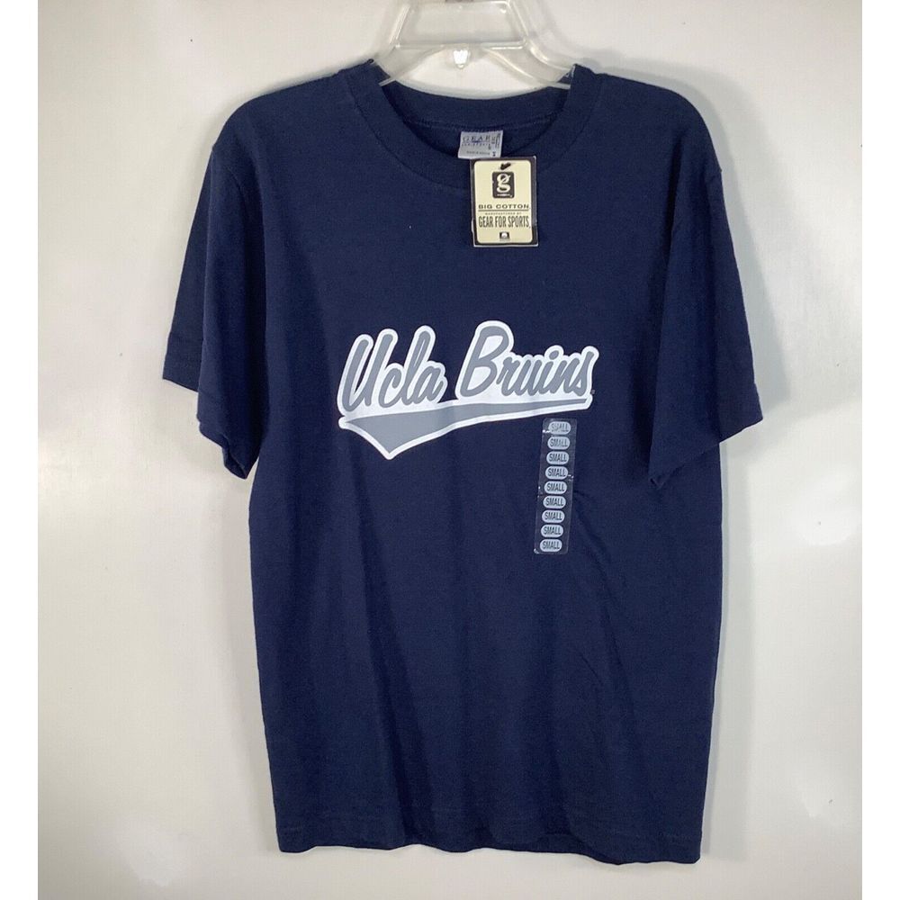 NWT UCLA BRUINS T-Shirt 100% Cotton Size Small blue Gear for sports new